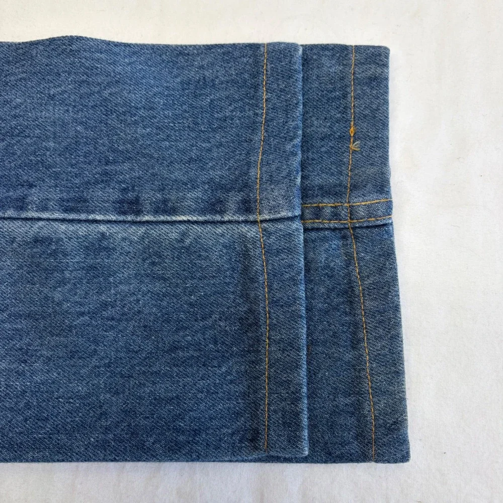 Vintage Levis 505 Orange Tab Jeans Mens Fits 29x28 Made In USA 90s Hemmed